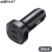 ACEFAST B2 72W Dual USB-C Car Charger - Black