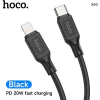 HOCO X90 20W USB-C to Lightning Charging Cable - Black