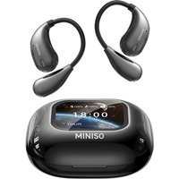 Miniso x33 Open-Ear Wireless Touch-Screen EarBuds - Black