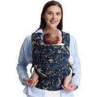 Momcozy draagzak voor baby's - ergonomisch, comfortabel en lichtgewicht, voor baby's van 7-44 lb (3-20 kg), gemakkelijk om te doen, houdt de handen vrij, verbeterde lendensteun, sterrenpatroon, cadeaus voor mama