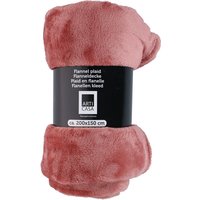 Arti Casa Fleece Deken - 150 x 200 cm, Roze