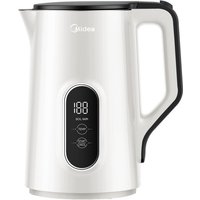 Midea 1,5L RVS Waterkoker met Temperatuurinstelling 45–100°C, 2200W Dubbelwandige Theekoker, Digitale Temperatuurweergave, BPA-vrij en Veiligheidsfuncties