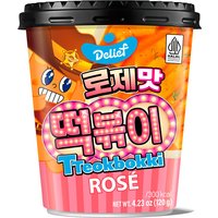 Delief Koreaanse tteokbokki-beker rosé - 120 g