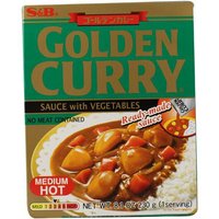 S&B gouden currysaus met groenten, medium pittig, 230 g