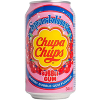 Chupa Chups Cherry Bubblegum Soda - 345 ml