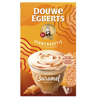 Douwe Egberts verwennerij chocolade-hazelnoot koffielatte - 8 stuks