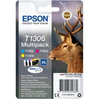 Epson Stag multipack 3 kleuren T1306 DURABrite Ultra inkt