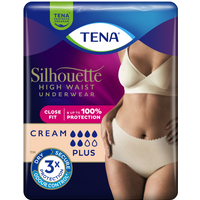 Tena Silhouette Incontinence Pants Cream Size M 9 Packs
