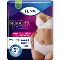 Tena Silhouette Incontinence Pants White M 12 Pack