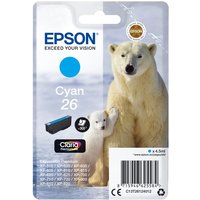 Epson IJsbeer enkelverpakking cyaan 26 Claria Premium inkt