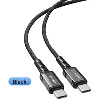 ACEFAST C1-03 60W Nylon USB-C to USB-C Charging Cable - 1.2M - Black