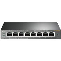 TP-Link TL-SG108PE 8-poorts gigabit easy smart switch met 4 PoE-poorten, zwart