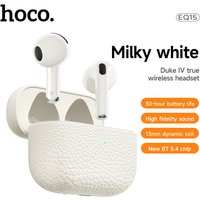 HOCO EQ15 Duke Ⅳ True Wireless BT Earbuds - Milky White