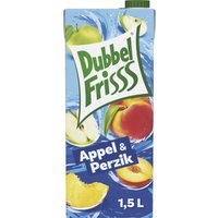 DubbelFrisss Appel Perzik Sap - 1.5 L