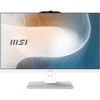 MSI Modern AM242TP 1M-1229EU alles-in-één pc/werkstation Intel Core 3 100U 60,5 cm (23,8") 1920 x 1080 pixels aanraakscherm 8 GB DDR5-SDRAM 256 GB SSD Windows 11 Pro Wi-Fi 6E (802.11ax) wit