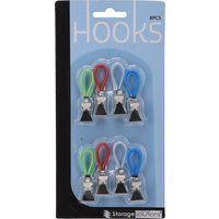 Colorful Handdoekclips Set - 8 stuks, 5 cm, Assortiment Kleuren