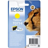 Epson enkelverpakking geel T0714 DURABrite Ultra inkt