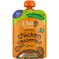 Ella's Kitchen Organic Chicken and Rice Casserole Baby Pouch 7+ Months 130g