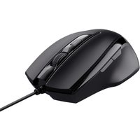 Trust Voca Muis - Bedrade Optische Muis - USB - Ergonomisch - 4 DPI-standen - Zwart