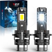 KATUR D4S LED Bulbs 800% Brightness, 30000LM 6500K White 1:1 Plug and Play D4S LED Bulbs Car Headlights (Pack of 2)