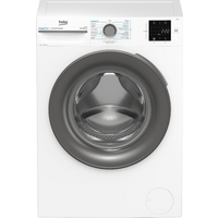 Beko BM3WFU3741S Vrijstaande wasmachine - 7 kg capaciteit - 1400 tpm centrifugeersnelheid - Energieklasse C - 15 wasprogramma's - Zilver