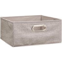 5five Linnen opbergdoos - Beige, 31 x 15 cm