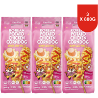 Rengi's Koreaanse Kip Corndog Aardappel (8x100 g) x 3