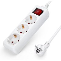 Aigostar 20FGM stekkerdoos 3-voudig 1,5 m max. 3680 W 3-voudig 1,5 m kabel van 1,5 mm²