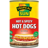 Tropical Sun Hot Dogs Hot & Spicy Halal 100g
