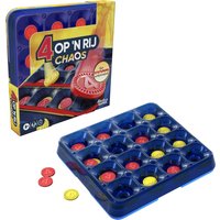 Hasbro Connect 4 Op 'n Rij chaos partyspel - 2 tot 10 spelers, leeftijd 8 jaar en ouder