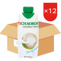 CHAOKOH 100% Puur Kokoswater 12 x 330 ml (Doos)