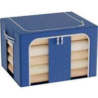 SNSP Storage Box Antibacterial Large Cloth Quilt Fabric Sorting Box Oxford Fabric Folding Storage Box 66 L x 3pcs