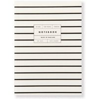 Katie Leamon A5 Notebook 300 Blank Pages 100GSM B&W Stripe