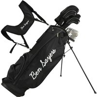 Ben Sayers Golf Club & Stand Bag Set with 12 x Clubs M8 Graphite & Steel Shafts Black/Grey