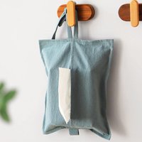 1PC Portable Tissue Bags, Hanging Tissue Dispensers for Multiple Places,blue