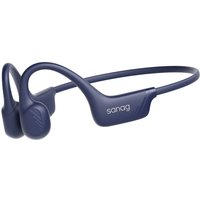 Sanag B21S Open Ear Bone Conduction Bluetooth Earphones 10H Mobile Waterproof Handsfree Headband S-B21S-Headphones-Blue