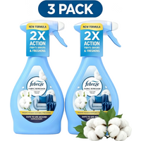 Febreze Fabric Freshener Spray Cotton Fresh, 500ml (2 Pack)