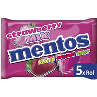 Mentos Strawberry Mix - 5 stuks