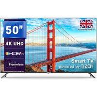 TeeView 50" 4K HDR Smart Tizen OS TV, TV50QUT, Dolby Audio, Gaming Hub