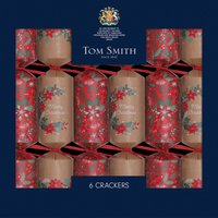 Festive Evergreen Haven FSC Christmas Crackers, Pack of 6, 14in