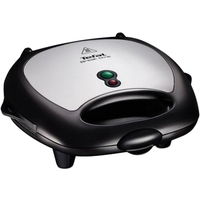 Tefal SW614831 tosti-ijzer en paninipers - capaciteit voor 2 tosti's - platen met antiaanbaklaag - klaar-lampje