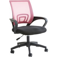 Interiors by Premier Office Chair with Arms Frazer Mesh Black/Pink