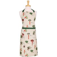 RHS by Dexam Apron Benary Vegetables 100% Cotton Stone/Green