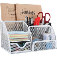 Senhoglb Mesh Desk Tidy,White, New Year Sale , Top gift picks