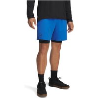 Under Armour Vanish Woven Men's 2-in-1 Shorts - Blue Atlantis