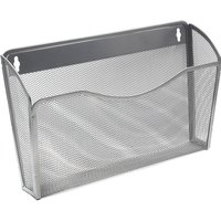 Senhoglb 1 Pocket Landscape A4 Mesh Wall File Holder,Silver, New Year Sale , Top gift picks