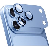 IM-CHEN iPhone 18Promax Camera Lens Protector, High Transmittance Alloy, Anti-Fall,Sky Blue, 1 Piece