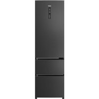 Haier HETR3619ENPB 60cm Wide, 190cm Tall, Total No Frost, 3 Door, 60/40 Fridge Freezer - Slate Black, E Rated