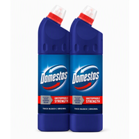 Domestos Thick Bleach Toilet Cleaner, Original, 750ml×2