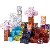 Tokky 100-Piece Magnetic Blocks Mine World Pixel Blocks STEM Montessori Enlightenment Toys Strong Magnetic ABS Safe Material Creative Adventure Building Blocks Color Box Packaging CFD15